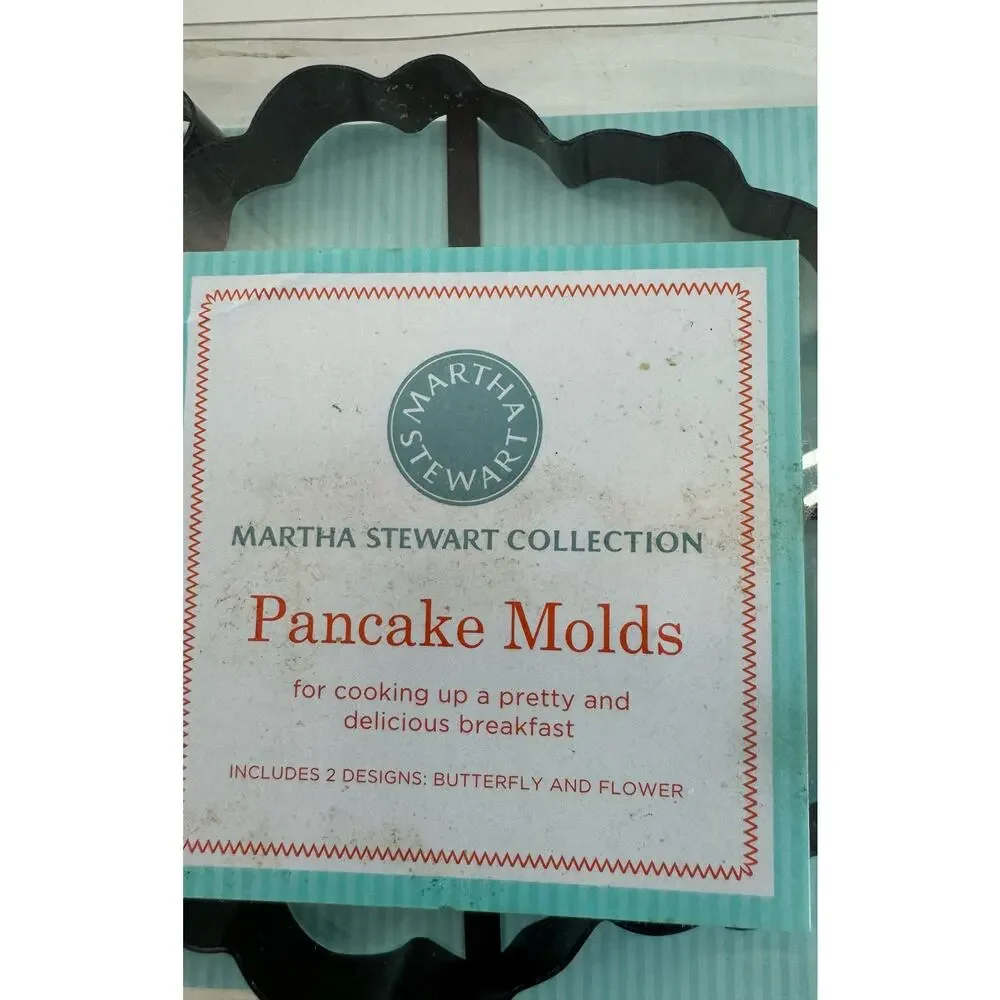 Martha Stewart Butterfly & Flower Pancake Molds - NEW